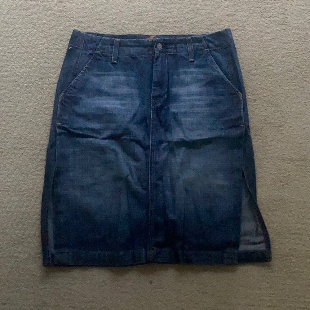 7 For All Mankind knee-length skirt.